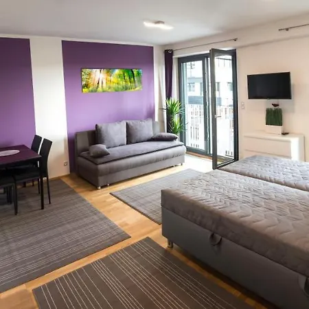 Prague Apartment In Residential Tower - Parking Exterior photo