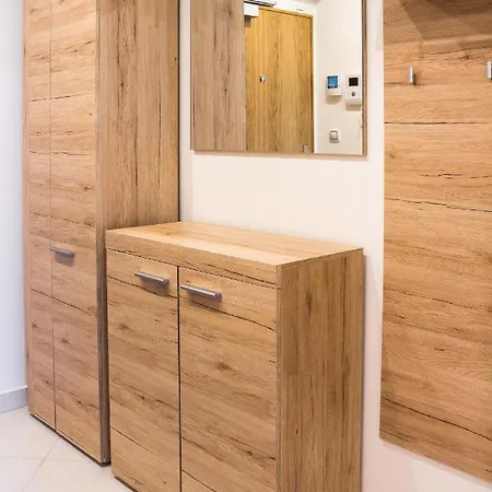 Prague Apartment In Residential Tower - Parking Exterior photo