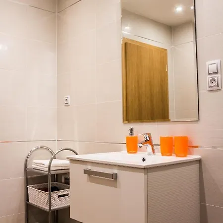 Prague Apartment In Residential Tower - Parking Exterior photo